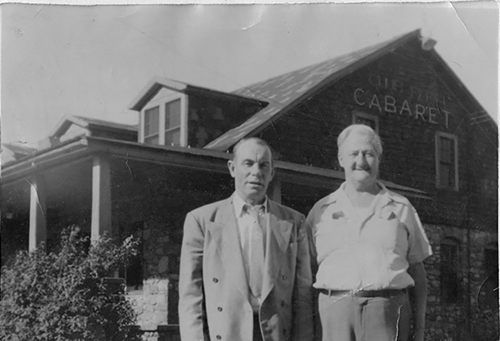 Ray Shay Sr., (r.) with possible partner.